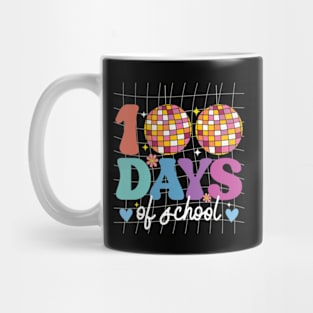 Kids Disco Ball 100 Days Of School Funny 100th Day Mug